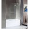 Anzzi Right Drain Tub in White With 48 x 58 in. Tub Door in Chrome, 5 ft. SD1101CH-3260R - alternate 1
